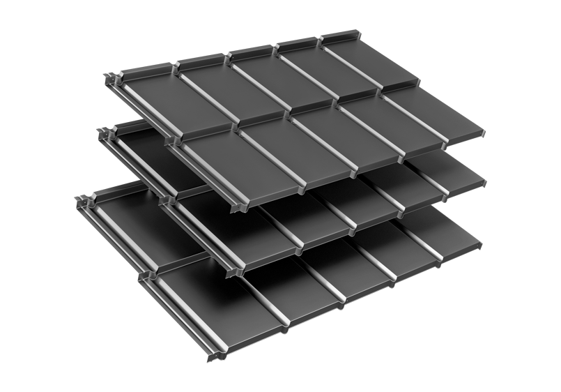 IZI 2.0 a fémlemezből készült tetőcserepek két modulos változata